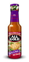 All Gold Hot Sauce Garlic & Herb 125ml
